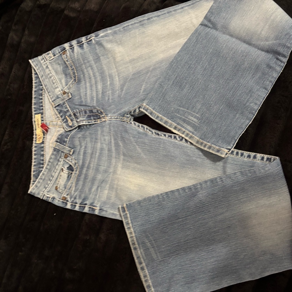 BKE Women's Flare & Wide Leg Jeans - Light Blue
